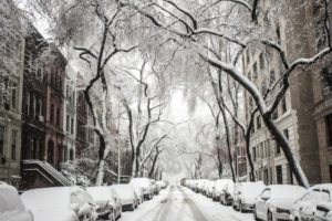 Street after snow